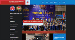 Desktop Screenshot of karate-slovakia.sk